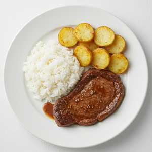 Menú 1 Ma: Bistec al jugo
