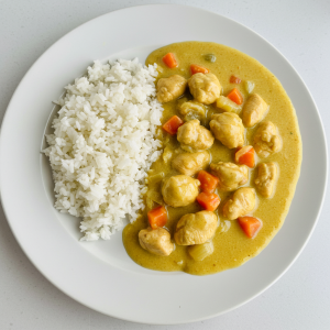 Menú 1 Mi: Fricase de pollo