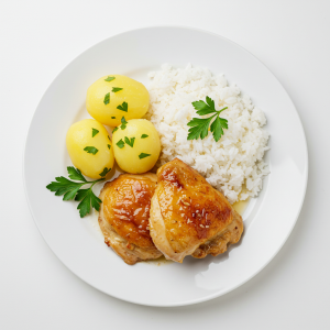 Menú 1 Lu: Pollo al horno