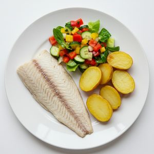 Menú 3 Lu: Light - Pescado a la plancha con verduras