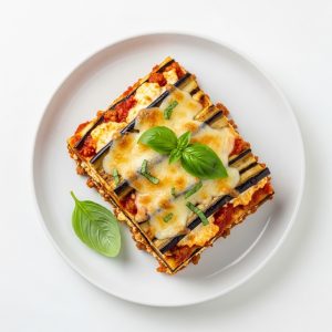Menú 3 Ma: Light - Lasaña de berenjena con relleno de pollo