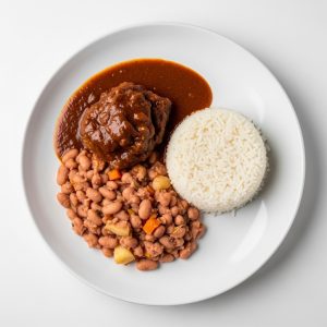 Menú 1 Ma: Frejoles con seco de res