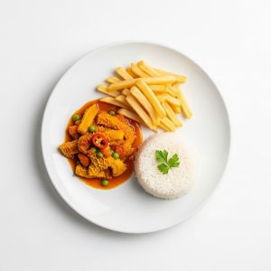 Menú 2 Ju: Mondonguito italiano con papas fritas