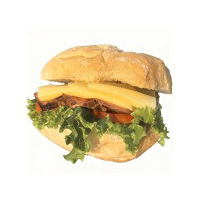 Ciabatta con Asado y queso